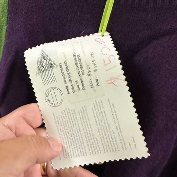 Trust Fund Baby 100% Cashmere Medium - Picture 3 of 9